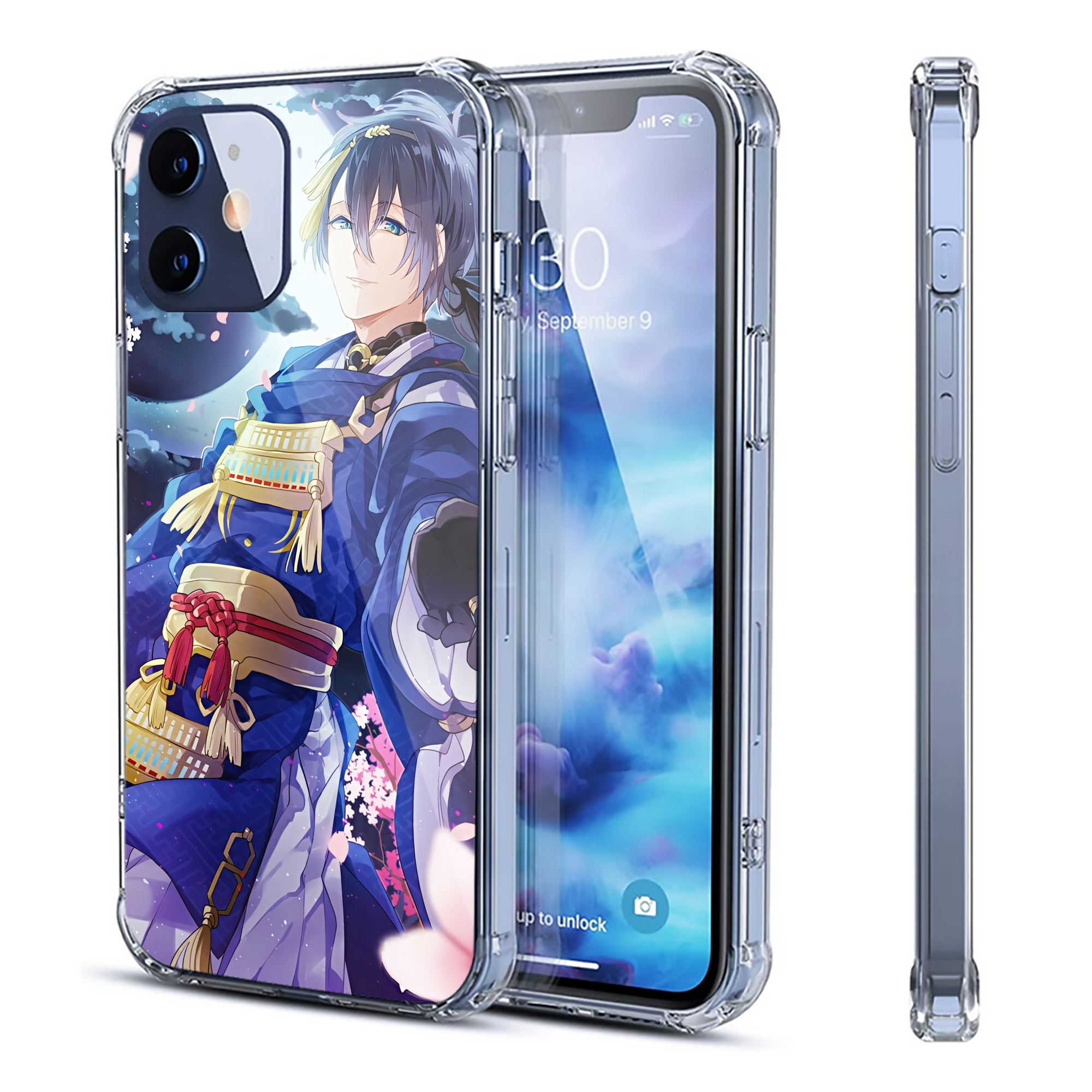 （画像用） 刀剣乱舞 Touken Ranbu 【iPhone 12シリーズ対応】透明スマホケース（クリアソフトケース）